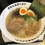 やすまるラーメン - 煮干しラーメン味玉トッピング
