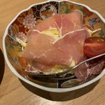 寿司と天ぷらとわたくし - 生ハムポテトサラダ