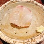 天ぷら たけうち - 玄海朝じめの鯛