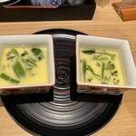 Sushito Tenpurato Watakushi - 付き出しの茶碗蒸し