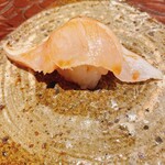 天ぷら たけうち - アカムツと水イカの昆布締め