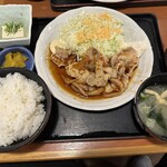 Kajiyabunzou - 生姜焼き定食 950円