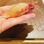 天ぷら たけうち - 五島のイサキ