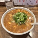 広島風冷しつけ麺・楽 - 酸辣湯麺大盛り️中辛@1,200