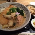 HASEGAWASAKETEN 酒友 - 揚げ＆ごぼう天うどん生姜入り！