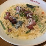 ロケット - カリカリベーコンと野菜のクリーム（プレーンパスタ）