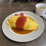 角屋食堂 - やっぱりコレがオムライスって感じです。