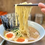 渡来武 - ラーメン並＋味玉