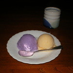 瀬里奈 - タロイモとバニラのアイスクリームです。