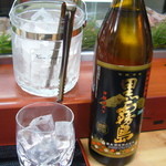 すし処 いけ田 - 焼酎ボトルも良心価格￥3,500　（’13.12）