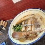 烈志笑魚油 麺香房 三く - 