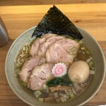 だし・麺 未蕾 - 叉焼麺　しお　味玉トッピング