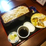 JINYA - 「せいろ蕎麦＋地魚天ぷらセット、1,000円」