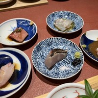 食堂 ぎんみ - 本日のお造り5種