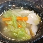 安咲妃 - 餃子スープ