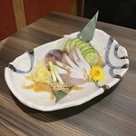 Koshitsu Izakaya Washoku Kyoudo Ryouri Ichi Rin - 博多郷土料理 胡麻かんぱち　850円