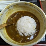 百樹屋 - ここからはカレーライス。