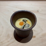 菊鮨 - 牡蠣の茶碗蒸し