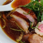 中村麺三郎商店 - 鴨ロースアップ