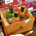 シガークラブ加納 - コイーバに収まるタバスコ