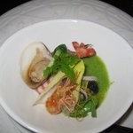 ア・マ・ファソン - オードブル・シーフードのオクラ甘酢ソース