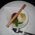 ア・マ・ファソン - デセール・桜桃と洋梨のソルベ