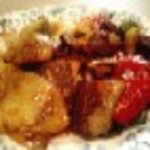 カシミール - フライマトン　玉ねぎとピーマン入りマトンの炒め物　　900円