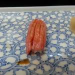 栄寿司 - 大とろ（カマに近い部分）