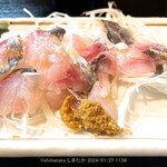 ゆず - あじ刺し　2024.1.27 