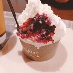 Arima gelateria Stagione - レアチーズブルーベリーソース