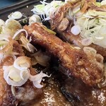 Tonkatsu Kicchin Kanan - ねぎスタミナとんかつ定食1430円