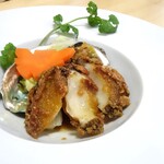 中華ダイニング SCENT - 鮑の唐揚げ香味醤油