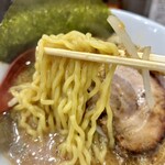 のだ麺 ～縁～ - ピリ辛芳醇味噌 ¥1000 麺は中太ちぢれ麺