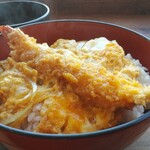 カフェレスト Fu - セットのエビフライ大盛