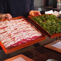 たでの葉 - 花山椒と熊鍋