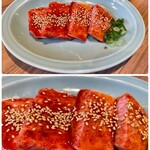 本格焼肉・韓国家庭料理 食辛房 - ↑ 和牛上ロース　↓ アップ