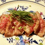 PENTHOUSE GINZA hanare: - 黒毛和牛たたき