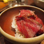 鳥茂 - ステーキ丼　ハーフ