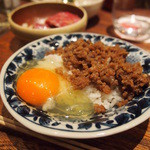 鳥茂 - そぼろ丼　ハーフ