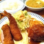 ゲンジ - ミックスフライ定食　１３５０円