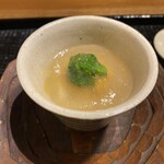 蕎味 櫂 - 白子とうにの茶碗蒸し