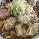 麺屋 ごとう - わんたんメン 1050円　ねぎ多め 100円