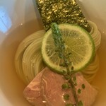 ヨコクラストアハウス - 味玉昆布水つけ麺（醤油）ちょい肉増し　¥1,320 固