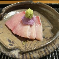 蕎味 櫂 - ブリの刺身