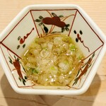 登喜和鮨 - 葱酢ソース