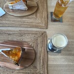 スピカ パティスリー - ミルクレープ650円、コーヒー450円