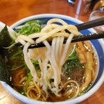 らーめん とうかんや - 中太ストレート麺がツルツルのどごし