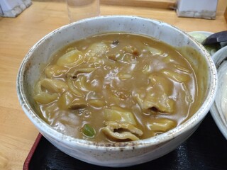 永井 - カレー汁うどん(小)