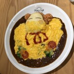 カービィカフェ 博多店 - 起こさないように食べてねと店員さんから言われて、起こさないように娘が食べてました