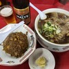 末廣ラーメン本舗 - 中華そば（並）850円＋ヤキメシ（1/2）380円　